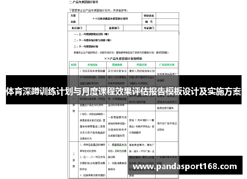 体育深蹲训练计划与月度课程效果评估报告模板设计及实施方案